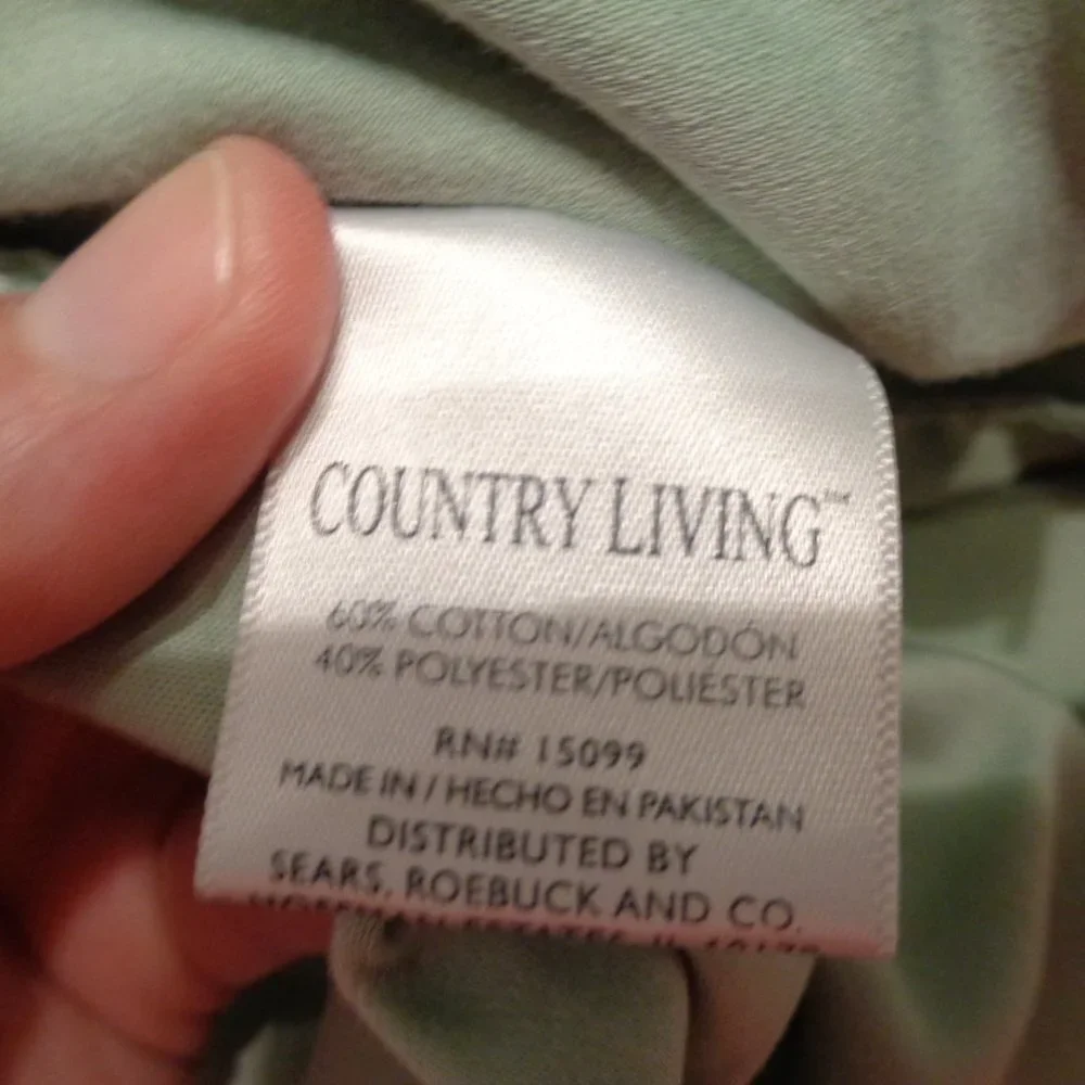 Country Living Sears Roebuck and Co Queen Sheet Set